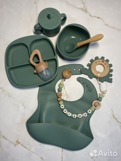 Детская силиконовая посуда, грызунки силиконовые