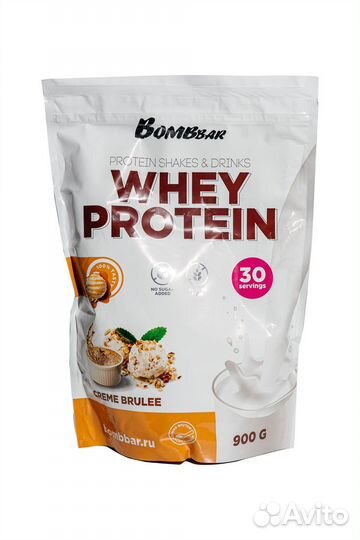 Сывороточный протеин Bombbar Whey Protein, 900 г