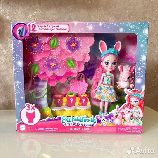 Enchantimals Baby Best Friends Bree Bunny & Twist