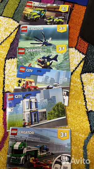 Lego россыпью с инструкциями