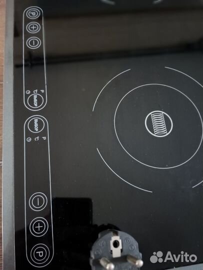 Индукционная плита 2 конфорки настольная