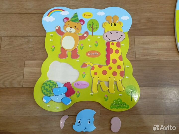 Пазлы-вкладыши