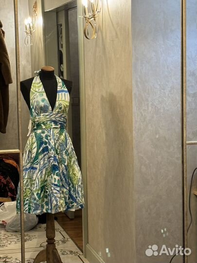 Шёлковое платье-сарафан