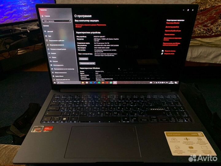 Игровой ноутбук asus
