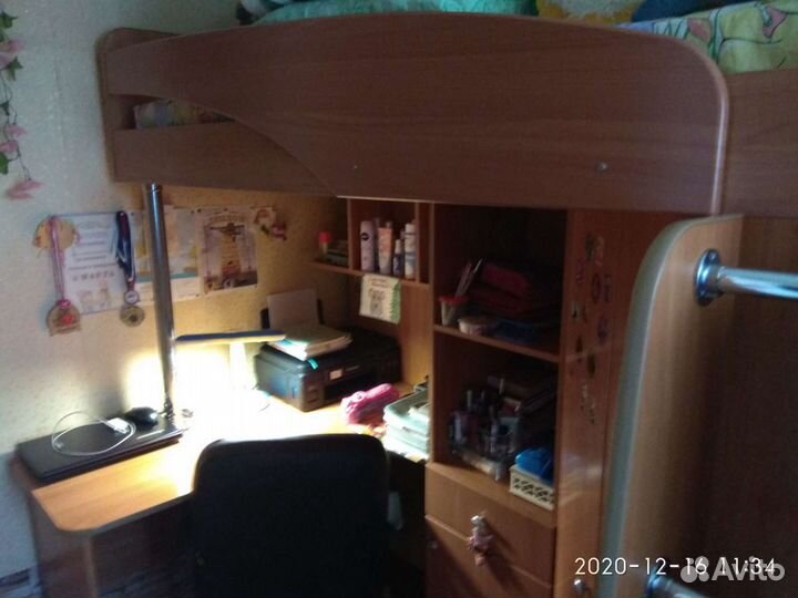 Детская кровать чердак
