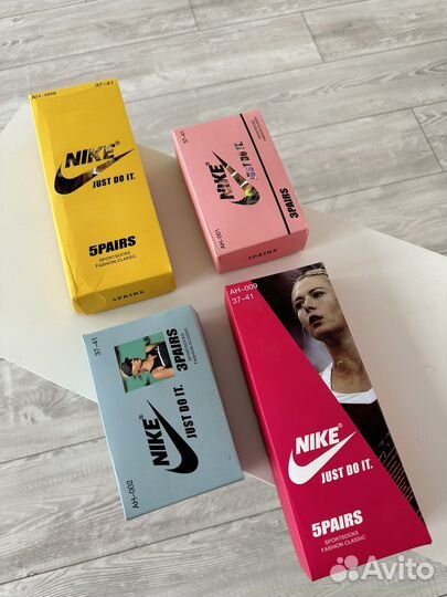 Набор носков найк мужские женские