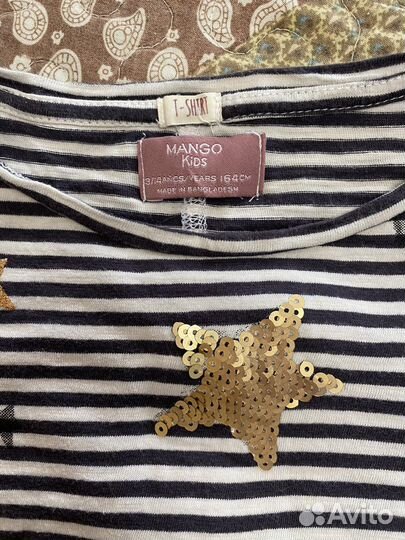 Лонгслив Mango для девочки, рост 164