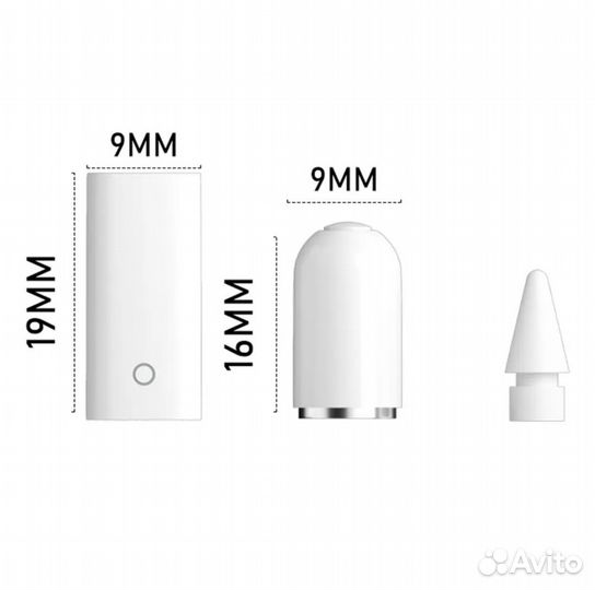 Apple pencil наконечник переходник колпачок