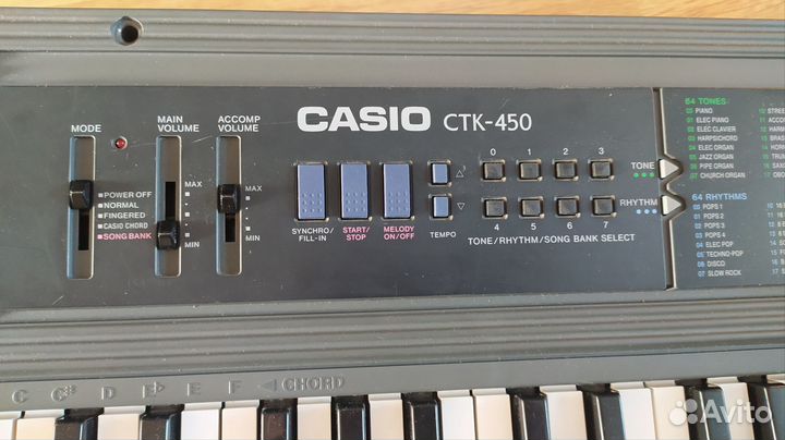 Синтезатор casio ctk 450