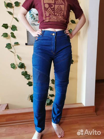 Мотоджинсы женские Hyperlook Miracle