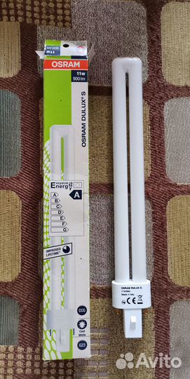 Лампа люминесцентная osram dulux S 11 W/900 lm