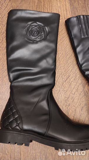 Сапоги новые демисезон р 36