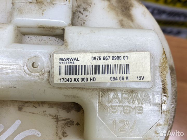 Nissan note e11 1.4 бензонасос