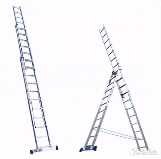 Аренда (прокат) лестницы трех секционной 3х11