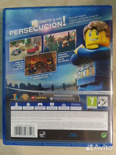 Игра для playstation ps4, ps5 Lego City Undercover