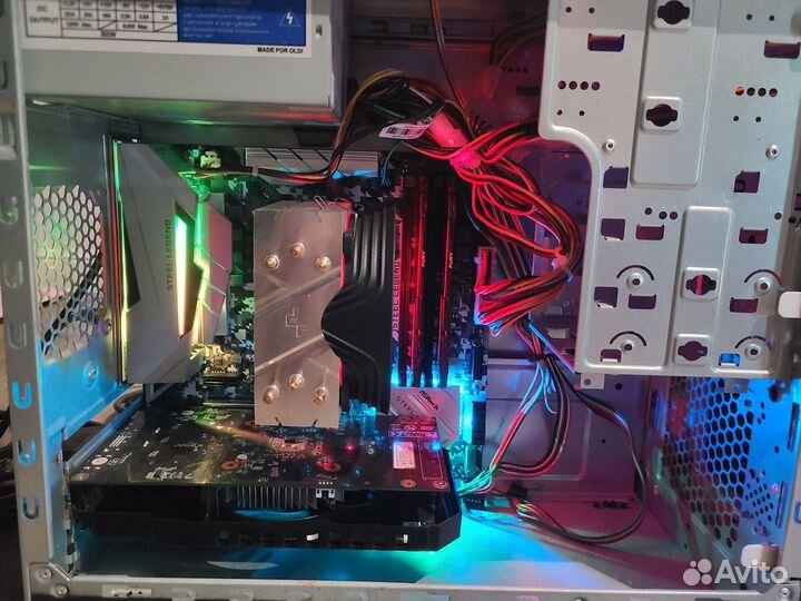 Пк Ryzen 7 3700x/16gb/120gb/GTX 750