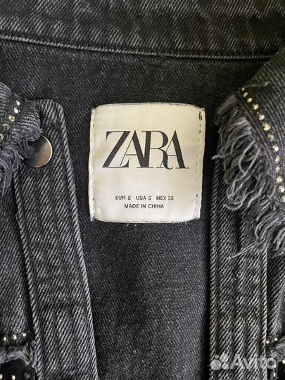 Джинсовая куртка zara