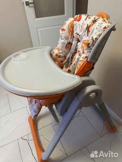 Стульчик для кормления chicco polly 2start