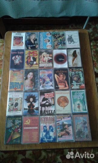 Аудиокассеты новые, с записями
