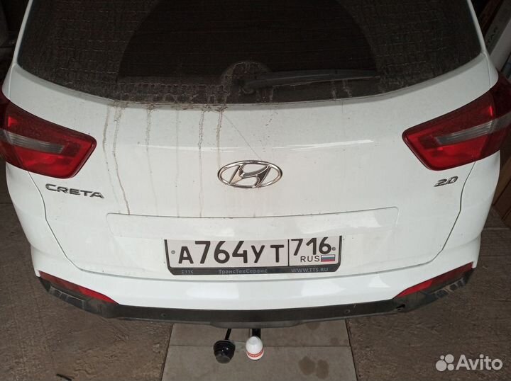 Фаркоп Хендай Крета Без снятия бампера