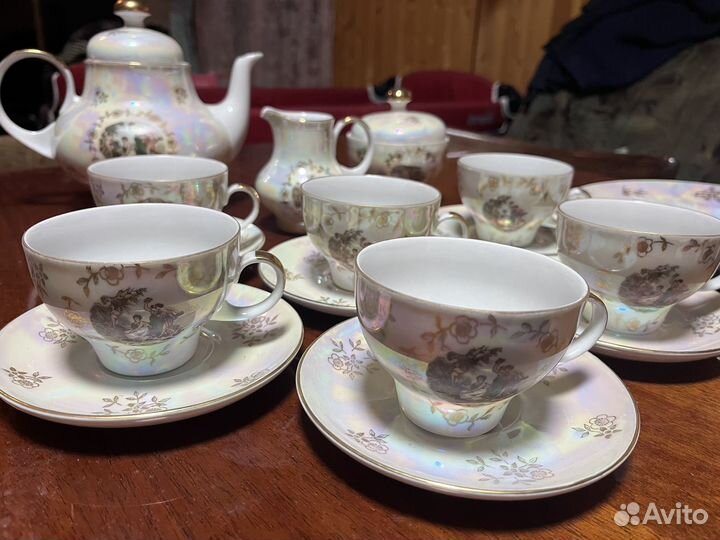 Сервис чайный Мадонна Кахла ГДР