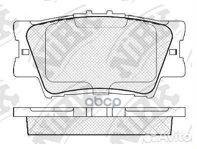 Колодки тормозные задние PN1522 NiBK