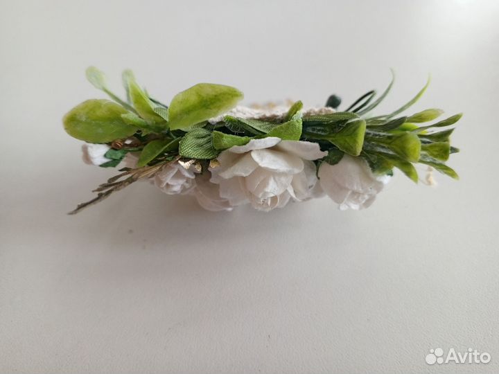 Свадебная заколка для волос