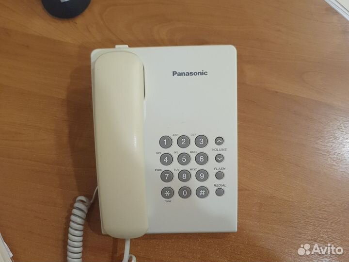 Телефон проводной Panasonic KX-TS2350 (сетевой)