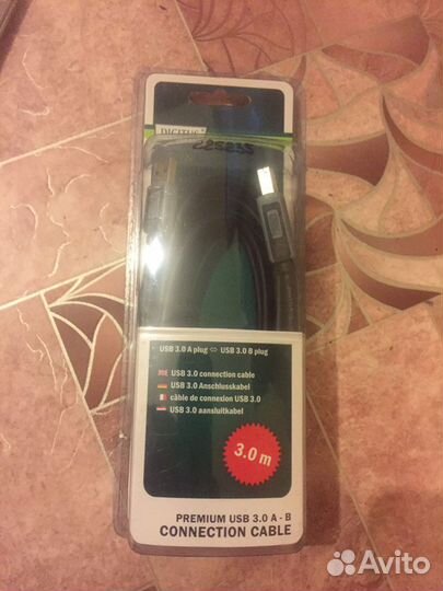 Кабель usb 3.0 a-b