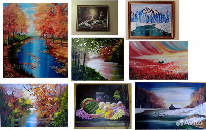 Картины на заказ на холсте маслом