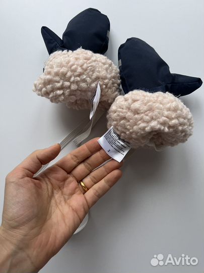 Варежки краги 2 зимние