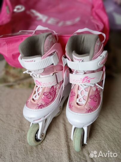 Ролики детские раздвижные+защита и шлем