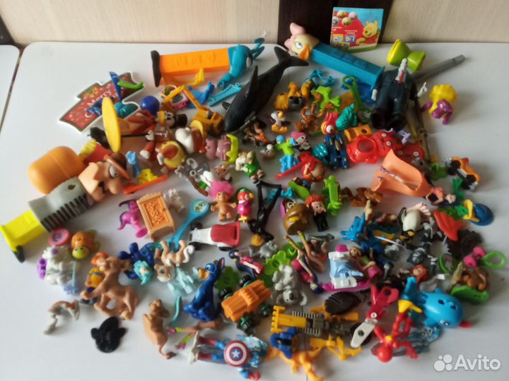 Игрушки из киндера пакетом большая коллекция