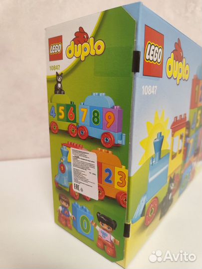 Новый конструктор Lego duplo Поезд Считай и играй