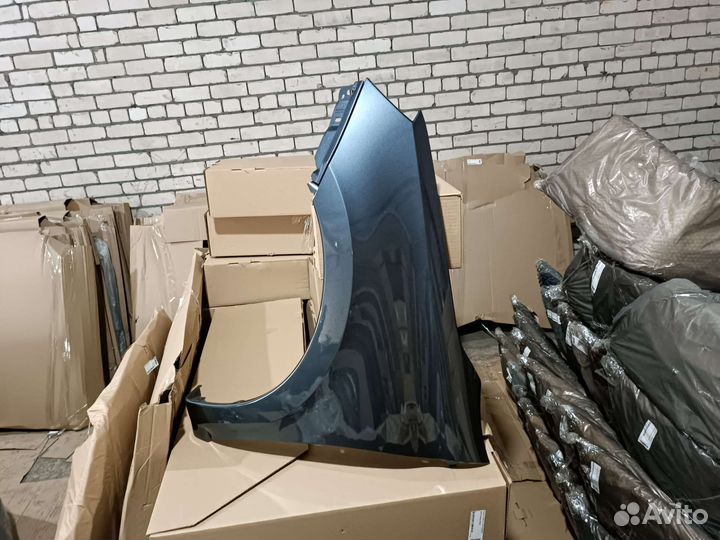 Крыло LADA granta fl левое серебристо темно серый