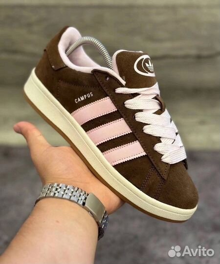 Adidas campus 00s коричневый