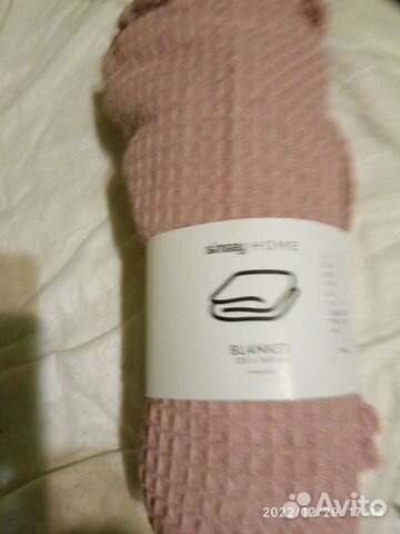 Плед покрывало 120 х140 см новое,хлопок