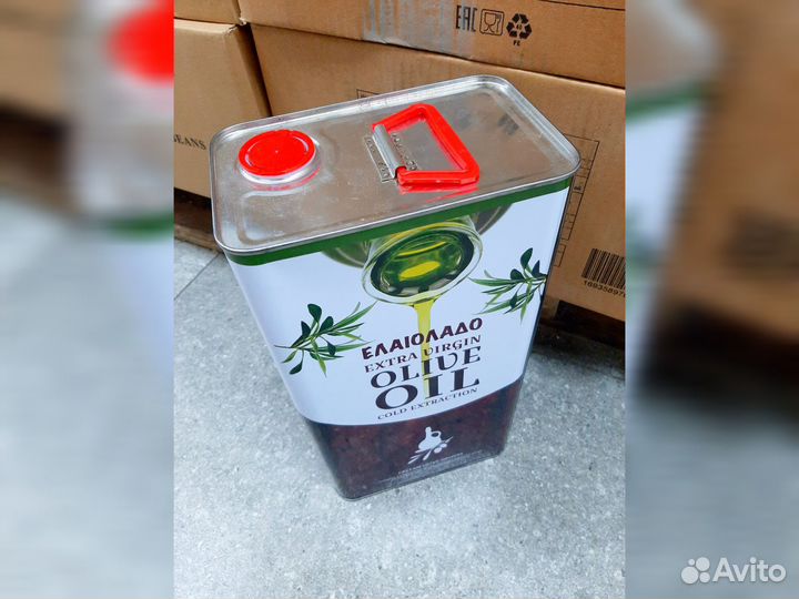 Масло оливковое холодного отжима 5 литров