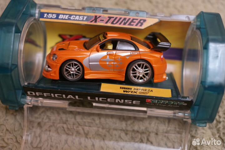 Модель Subaru impreza WRX STI 1:55 Die Cast новая