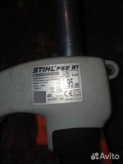 Триммер электрический stihl