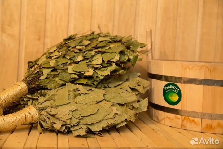 Веники для бани. Пихта, дуб, береза