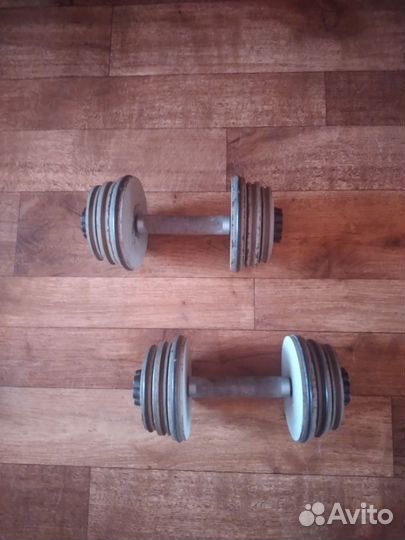 Гантели разборные времени СССР