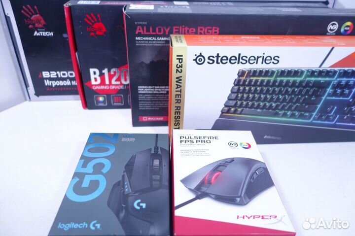 Клавиатуры / мыши / наушники игровые и офисные
