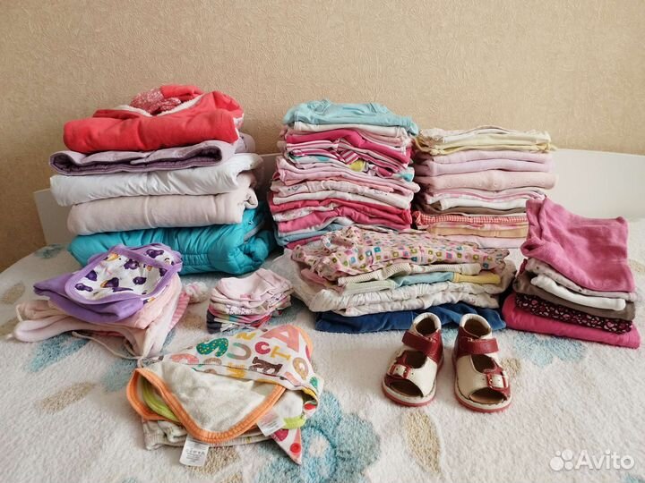 Импортная одежда для девочки р. 62 и 68 пакетом