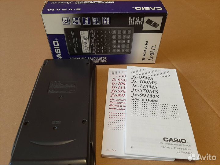 Инженерный калькулятор casio fx-82TL