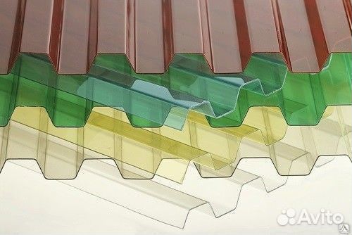 Профилированный поликарбонат цветной
