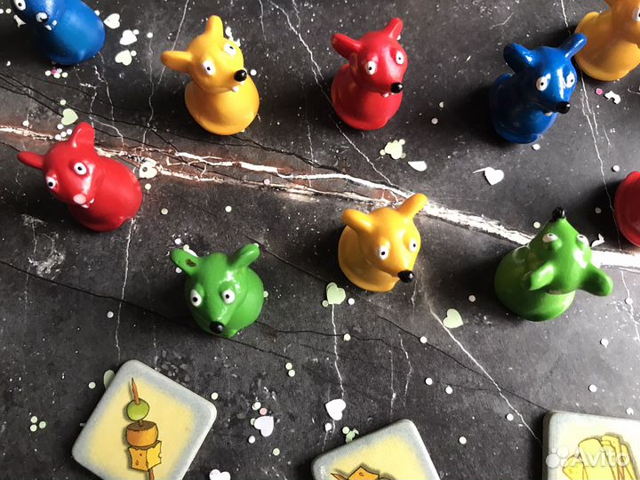 Фишки для игры и мет коробка ultra pro box green