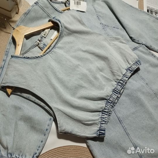 Жилет деним L