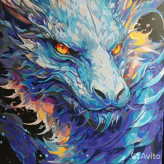 Картина на холсте акриловыми красками