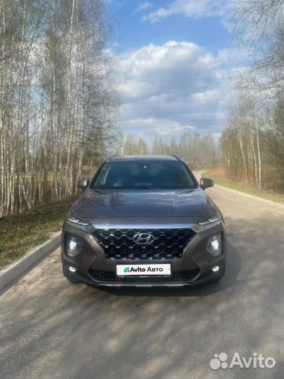 Hyundai Santa Fe 2.2 AT, 2019, 73 000 км